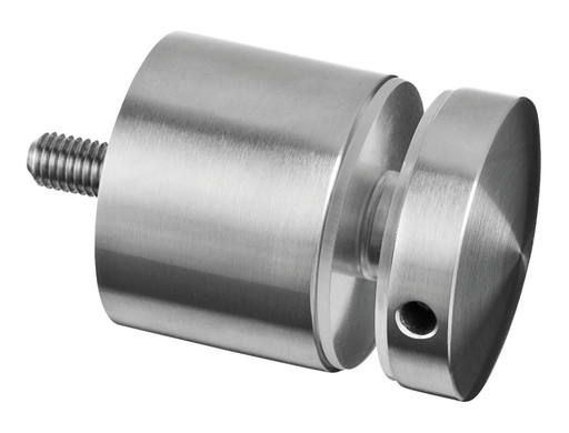 [140747-030-12 / 14.0747.300.12] Adaptateur à verre Ø50 mm, plat, plaque 30 mm; 140747-030-12; filetage M10, verre 8 - 25,52 mm, inox brossé 316 (14074730012)