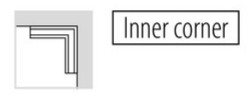 Angle 90°, Easy Glass Smart+, montage latéral; 168331-00-18; , intérieur, aluminium, brossé, anodisé 25µm - NEW