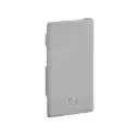 Embout, Easy Glass 3kN, montage latéral, gauche, alumin., asp. inox brossé, anod.