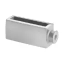 Adaptateur pour Linear Line, orientable, pour poteau 54 x 12 mm, inox brossé 316