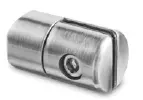 Pince à tôle, pour tôle épaisseur 1,5 à 4 mm, Ø25 mm, tube Ø48,3 mm, inox brossé 316
