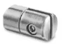 Pince à tôle, pour tôle épaisseur 1,5 à 4 mm, Ø25 mm, tube Ø48,3 mm, inox brossé 316