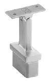 [14.4719.000.12] Support de main-courante sur poteau, Square Line, orient., 60x30x2,6 mm, m-c plat, inox brossé 316